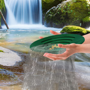 מחבת זהב עם עיצוב ריפלים, כלי עמיד לחיפוש זהב, לגילוי מתכות, שטיפה יעילה של זהב בחוץ, ציוד לשטיפת זהב - Product Image 3