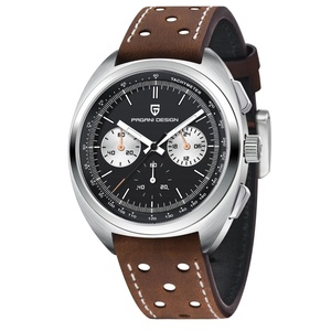 Montres sport quartz pour homme PAGANI Design 1782, nouvelle collection 2024, haut de gamme, saphir, acier inoxydable, chronographe, étanche. - Product Image 6