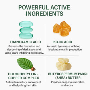 Jabón Aclarante 85g OEM Marca Privada con Extracto de Gayuba, Ácido Kójico y Regaliz para Desvanecer Manchas Oscuras, Vegano - Product Image 2