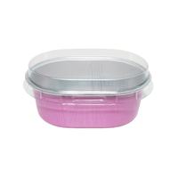 Moule à dessert de fête personnalisé de haute qualité, couleur personnalisée, 60 ml, 2 oz, petit récipient ovale en aluminium pour la confiture, la pâtisserie et les gâteaux