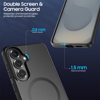 Coque de téléphone magnétique à texture mate pour Samsung Galaxy S26 Plus, fabriquée par une usine professionnelle de coques pour téléphones mobiles Samsung