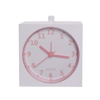 Réveil analogique minimaliste pour chambre salon bureau horloge de Table silencieuse avec veilleuse décor d'étagère de chevet à face unique