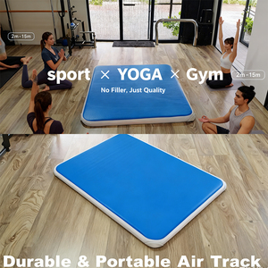 <span class=keywords><strong>Tapis</strong></span> de gymnastique gonflables Kaluen Custom <span class=keywords><strong>4m</strong></span> en PVC durable et portable, avec matériau DWF et sans rembourrage - Product Image 2
