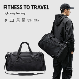 Dry Wet Separation Fitness Travel Bag Gym Bag Basketball Duffel Sports Training Handbag <b>Luggage</b> Backpack Polyester Weekender Bag - Product Image 5