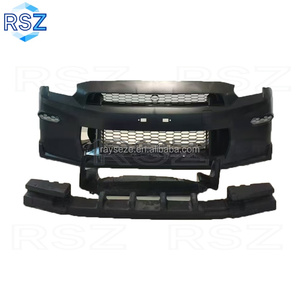 RAYSEZE <span class=keywords><strong>GTR</strong></span> para 2010 <span class=keywords><strong>2015</strong></span> 2018 <span class=keywords><strong>Nissan</strong></span>, Kit de carrocería de parachoques trasero delantero, rejilla inferior deportiva, soporte de luz antiniebla, GT-R - Product Image 3