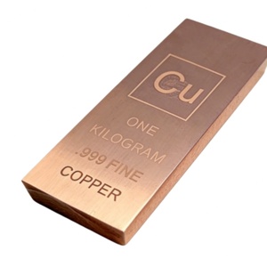 Barre de Cuivre d'Investissement 1000g 99,9% Cuivre Pur 1KG 2KG 3KG 5KG - Product Image 3