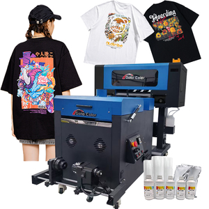 Imprimante automatique à plat OEM taille A3 sacs multifonctionnels T-shirts page multicolore nouvel état machine DTf manuelle stock - Product Image 4