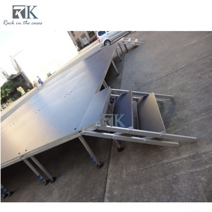 Wholesale Easy Install Outdoor Portable Stage Podium Concert Four Leg Aluminum Stage Height Adjustable Stage <b>Platform</b> for Event - Product Image 4
