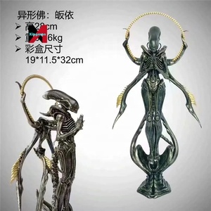 Figura Híbrida de Monje Budista <span class=keywords><strong>Alien</strong></span> vs. Predator, Decoración para Coche, Modelo Coleccionable de Película, Artesanía de Plástico - Product Image 2
