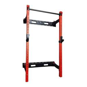 Soporte de Sentadillas Plegable Multifuncional Comercial para Montar en la Pared, para Usar <span class=keywords><strong>con</strong></span> Equipos de Fitness y Musculación en Casa y en el Gimnasio - Product Image 6