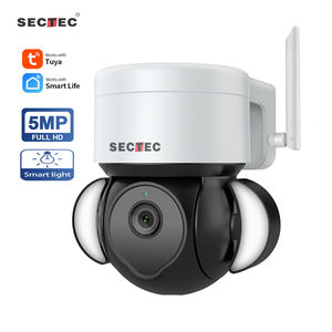 1.5英寸迷你泛光灯摄像机弱光wifi摄像机防水运动激活高清安全彩色视觉ptz wifi摄像机 - Product Image 1