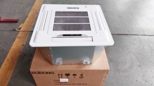 Unidad de Ventilador de Cassette con Control Inteligente para Agua Fría, para un <span class=keywords><strong>Aire</strong></span> <span class=keywords><strong>Acondicionado</strong></span> Confortable y una Fácil Instalación en el Techo - Product Image 4