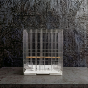 Jaula de metal de alambre de hierro galvanizado con bandeja extraíble para periquitos y canarios, para cría diaria, venta al por mayor - Product Image 1