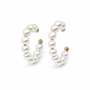 UM Jewelry 925 <b>Silver</b> <b>Stud</b> Freshwater Pearl Earrings Trendy Unisex Wedding Party Anniversary Gift - Product Image 2