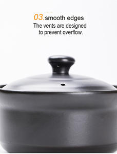 Bol en céramique minimaliste écologique de haute qualité pour la cuisson, le hot pot, le <span class=keywords><strong>dolsot</strong></span>, le <span class=keywords><strong>bibimbap</strong></span> et les soupes - Product Image 5