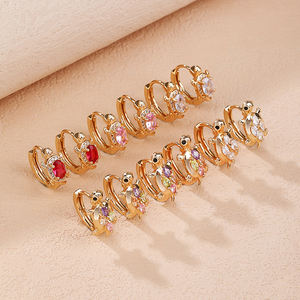 14k 18k铜合金迪拜黄金新款时尚耳环饰品设计批发中国 - Product Image 6