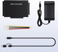 Adaptador USB 3,0 a IDE y SATA Lector de disco duro para disco duro Universal de 2,5 "/3,5" pulgadas HDD/SSD