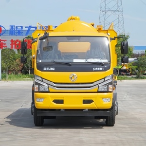 Camion-citerne d'aspiration des eaux usées léger de 6 m³ avec châssis 4x2, véhicule d'assainissement pour le traitement des eaux usées - Product Image 3
