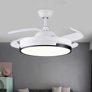 <b>Fan</b> Lamp Chandelier <b>Remote</b> <b>Control</b> Modern Minimalist Hanging for Living Room Dining Bedroom Household 724274230240 Des - Product Image 5