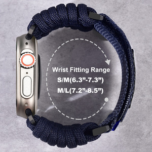 <span class=keywords><strong>Bracelet</strong></span> <span class=keywords><strong>Trail</strong></span> Loop en nylon tressé respirant avec fermoir déployant, motif drapeau américain, pour <span class=keywords><strong>Apple</strong></span> <span class=keywords><strong>Watch</strong></span> 4/5/6/7/8/10 <span class=keywords><strong>Ultra</strong></span> 49mm 40/44 41/45 42/46 - Product Image 5