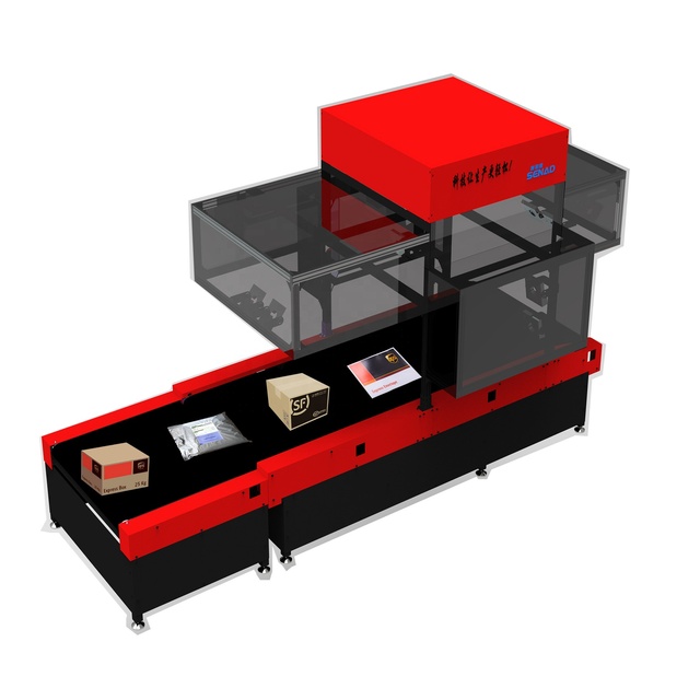 High Efficiency In-line 6/D Soft Parcel Dimension Weigh Scan Machine for Express E-commerce Warehouse