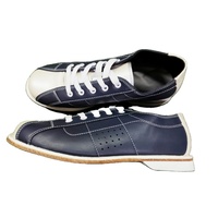 Nouvelles Chaussures de Bowling B&G HS7051 2026 Personnalisables en Cuir Véritable, Semelle Supérieure Respirante et Durable pour Usage Intérieur, Rouge Orange