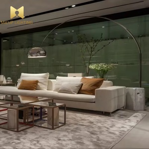 <span class=keywords><strong>Lampada</strong></span> <span class=keywords><strong>da</strong></span> <span class=keywords><strong>Terra</strong></span> ad <span class=keywords><strong>Arco</strong></span> Stile Nordico Moderno con Base in Marmo per Soggiorno e Hotel - Product Image 3