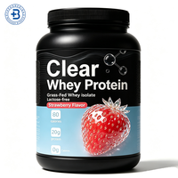 OEM Özelleştirilmiş Whey Protein Tozu Enerji Spor Takviyesi Toplu Pre-Workout Şeffaf Whey Protein Tozu