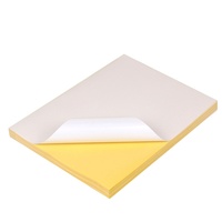 Papier autocollant A4 vierge brillant de haute qualité en Stock
