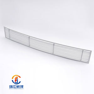 Grilles de registres de CVC 90 °   Filtres diffuseurs en alliage d'aluminium pour conduits, attaches de 1 mm, tête carrée 190E, conclusions, 1 mois - Product Image 1