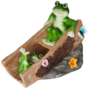 Résine Grenouille Gouttière Tuyau de descente Décoration de la maison Gouttière de pluie Extensions de tuyau de descente Décoration de statue de jardin extérieur - Product Image 2