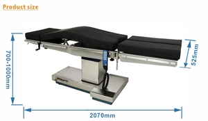 Mesa OT eléctrica de acero inoxidable a buen precio HE 608 para cirugía hospitalaria - Product Image 4