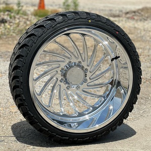 Jantes <span class=keywords><strong>de</strong></span> camion forgées en alliage d'aluminium sur mesure 5x5.5 6x5.5 8x6.5 8x170 8x180 avec enjoliveurs flottants polis pour RAM <span class=keywords><strong>Ford</strong></span> GMC Chevy - Product Image 3