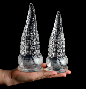 Tapón Anal con Forma de Tentáculo de Pulpo, Transparente, con Ventosa, Suave, Seguro para el Cuerpo, Fácil de Limpiar, Lavable, Reutilizable, Juguete Sexual Unisex para Adultos - Product Image 2