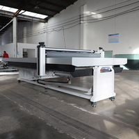 Machine à plastifier à plat en promotion pour la lamination de panneaux, applicateur de plastification de table