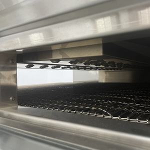 Four à <span class=keywords><strong>pizza</strong></span> à gaz à haut rendement, deux zones de température, grand four à bande pour restaurant - Product Image 6