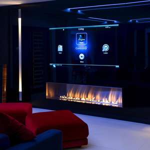 Brûleur d'éthanol intelligent de haute qualité de 1.8M, chauffage à l'alcool approuvé ce cheminée électrique à deux faces de bioéthanol - Product Image 6