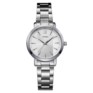 Reloj de Pareja para Hombre, Estilo Ejecutivo, Correa de Acero Inoxidable, Reloj de Pulsera de Cuarzo de Fábrica de Guangzhou - Product Image 1