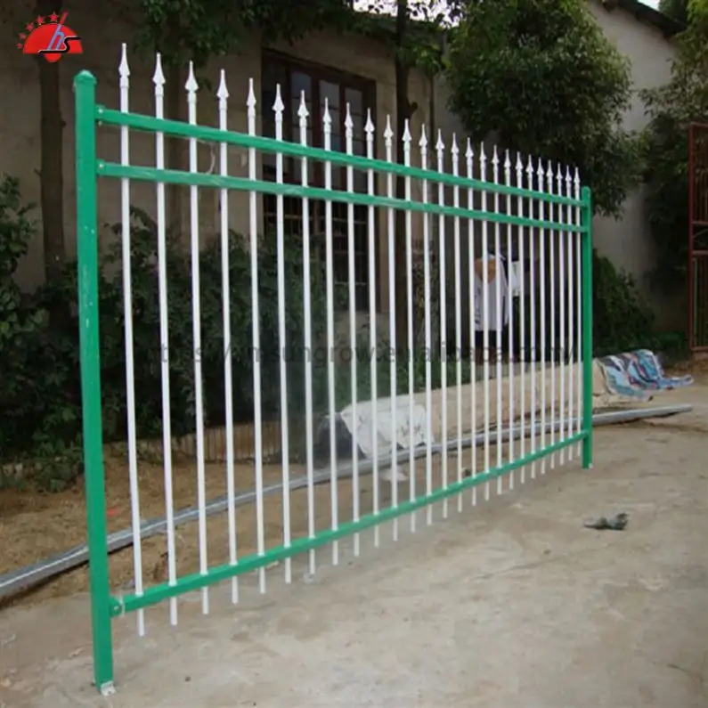 Paneles de valla de hierro forjado de seguridad antirrobo de decoración de diseño chino a la venta