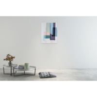 Peinture à l'huile abstraite sur toile, faite à la main, sur commande, pour la décoration du salon et des hôtels