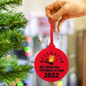 2022 топливо Рождественская елка орнамент Забавный газ мягкий ПВХ рождественские украшения год нам нужен газ