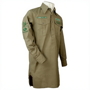 Camisas de gran tamaño personalizables de 100% algodón para hombre, reproducción al aire libre de los servicios alemanes - Product Image 1