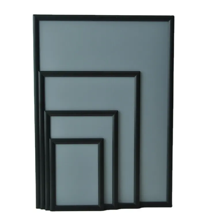 Cornice a scatto in alluminio con finitura nera verniciata a polvere 30 x40 clip su cornice