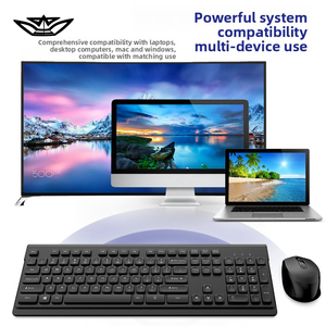 Lvkidron Phím Yên Tĩnh 2.4G Không Dây Bàn Phím & Chuột Combo 104 Phím Vòng Keycaps Phổ Quát Cho Nhà Văn Phòng Máy Tính Xách Tay Máy Tính Để Bàn - Product Image 5