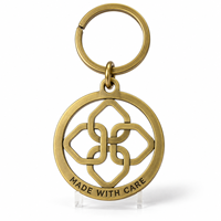 Porte-clés en métal personnalisé avec monogramme, logo sur mesure, cadeau promotionnel en gros, fournisseur OEM, fabricant de porte-clés