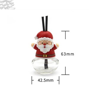 Diseño de Caja de Regalo Navideña con Bajo MOQ, Difusor de Perfume para Coche, Botella de Vidrio con <span class=keywords><strong>Clip</strong></span> y Varilla Difusora - Product Image 5