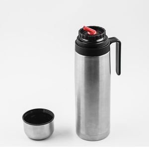 Yerba Mate Termo termo taza Uruguayo 1 L Media Manija Pico Matero Acero Doble Capa navideno - Product Image 2