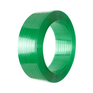 Sangles d'emballage en plastique PET faites à la main, 1608, vertes, transparentes, pour un emballage efficace - Product Image 1