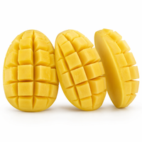 Jabón Artesanal de Mango con Manteca de Mango y Aceite de Coco, Limpieza Profunda, Iluminador, Hidratante, para Rostro y Cuerpo, OEM ODM 100g