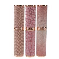 Nouveau Tube à Sourcils en Plastique Tendance, Autocollants en Cuir Léopard, Doré de Luxe, 8ml, Vide, Personnalisable, Sérigraphié, Cosmétique